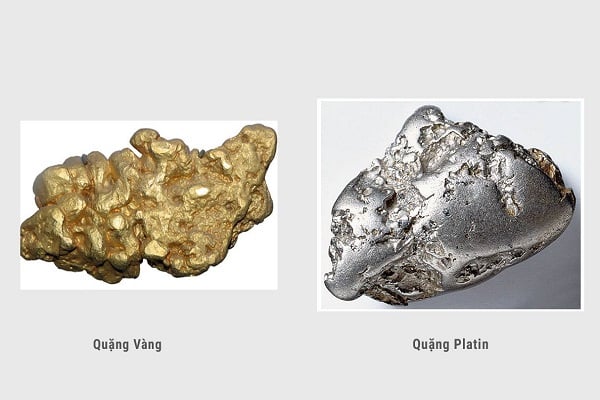 Sự khác biệt về chất liệu giữa nhẫn vàng trắng và bạch kim