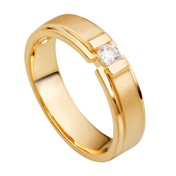 Nhẫn vàng nữ 18k giá rẻ hay không phụ thuộc vào đá quý đính kèm
